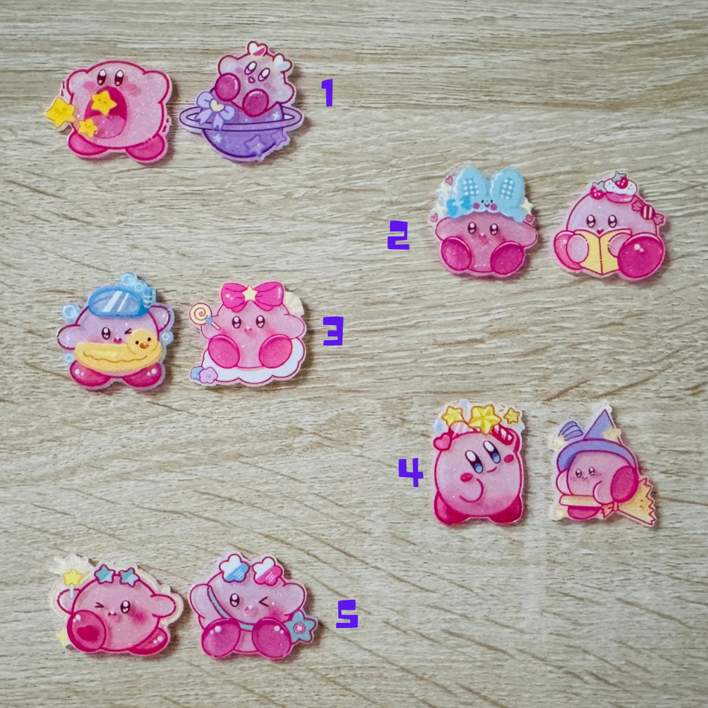 Illustrated Kirby Magnets