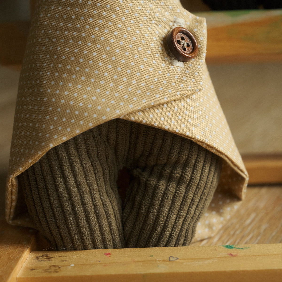 Puff Plush Cat with Pastry Wrap