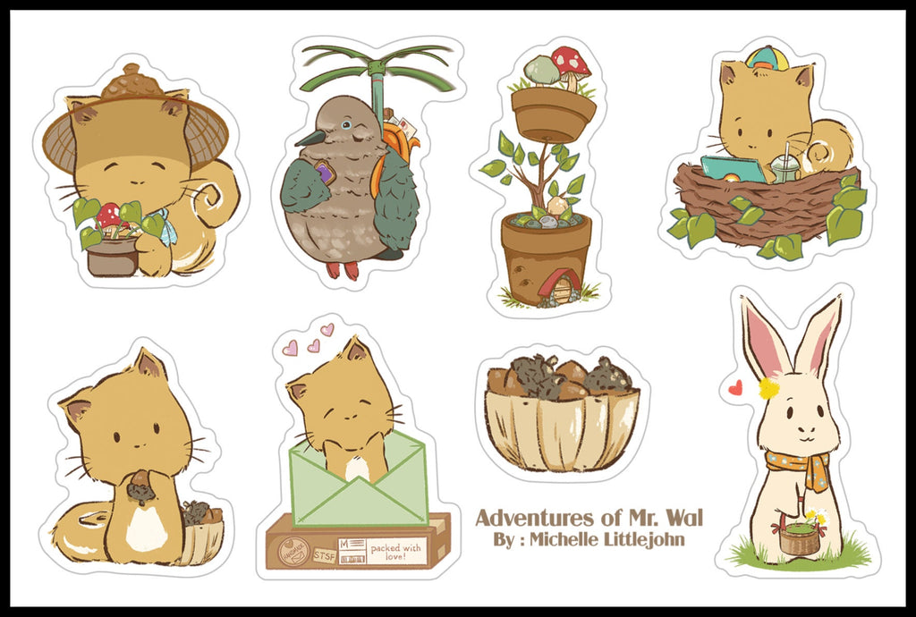 Mr. Wal Sticker Sheet
